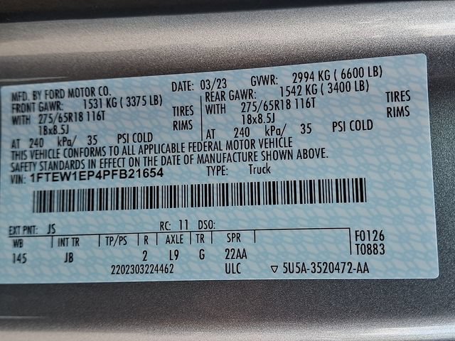 Certified 2023 Ford F150 XL w/ STX Appearance Package AWD/4WD image 27