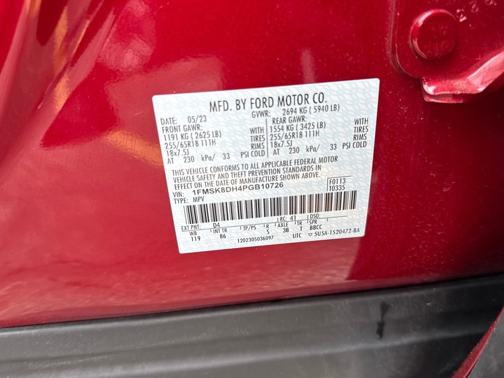 Certified 2023 Ford Explorer XLT image 19