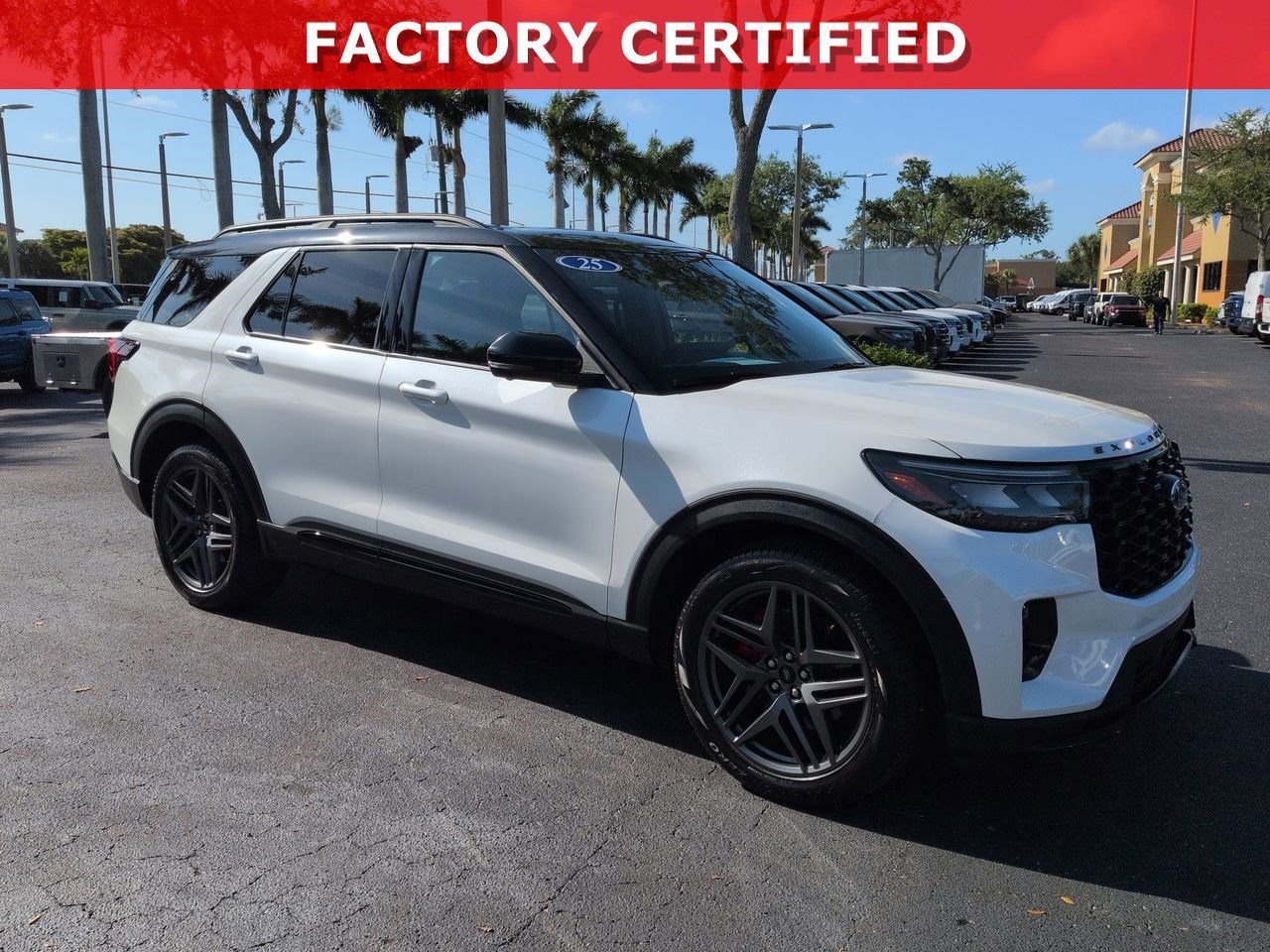 Certified 2025 Ford Explorer ST w/ Sun And Sound Package image 1