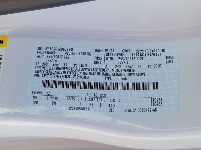 Certified 2025 Ford Ranger XLT w/ FX4 Off-Road Package AWD/4WD image 14