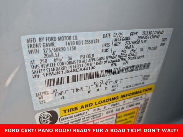 Certified 2025 Ford Expedition Max Active AWD/4WD image 34
