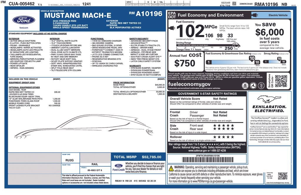 Certified 2024 Ford Mustang Mach-E Premium image 8