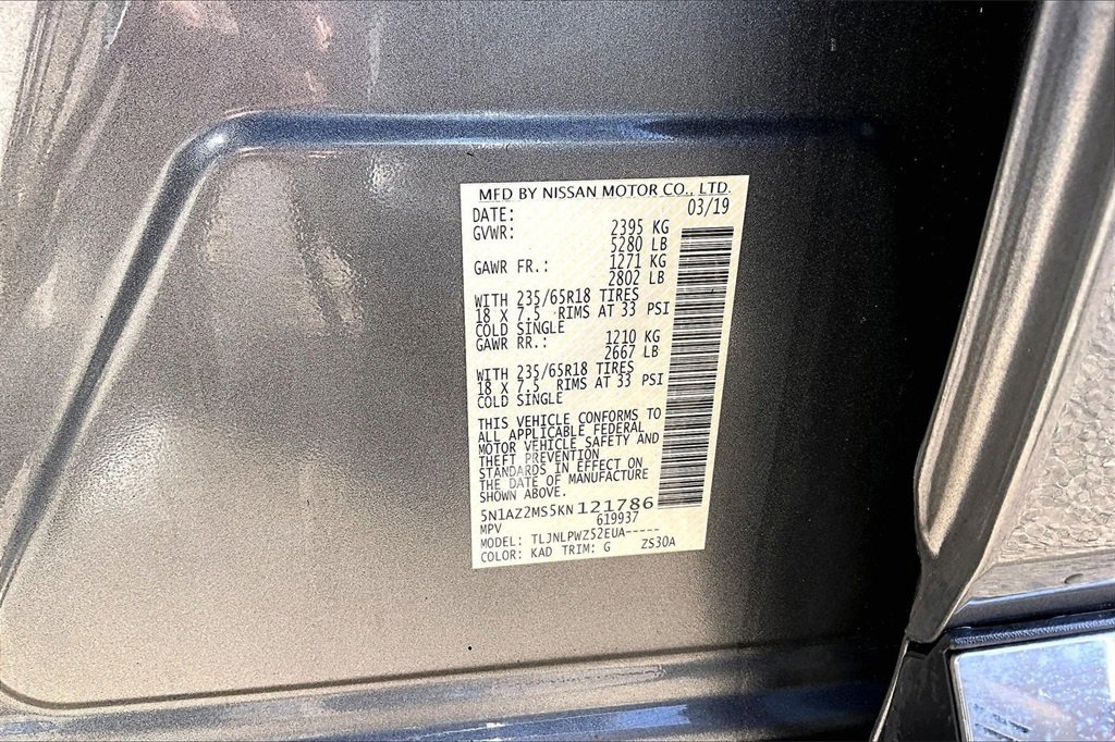 Used 2019 Nissan Murano S image 35