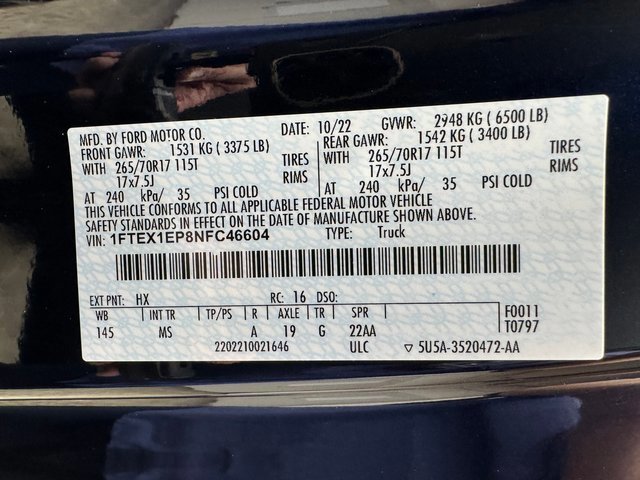 Certified 2022 Ford F150 XLT image 32