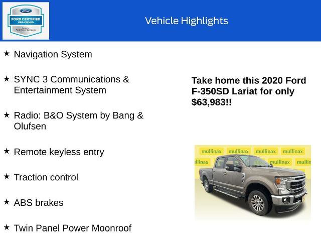 Certified 2020 Ford F350 Lariat image 10