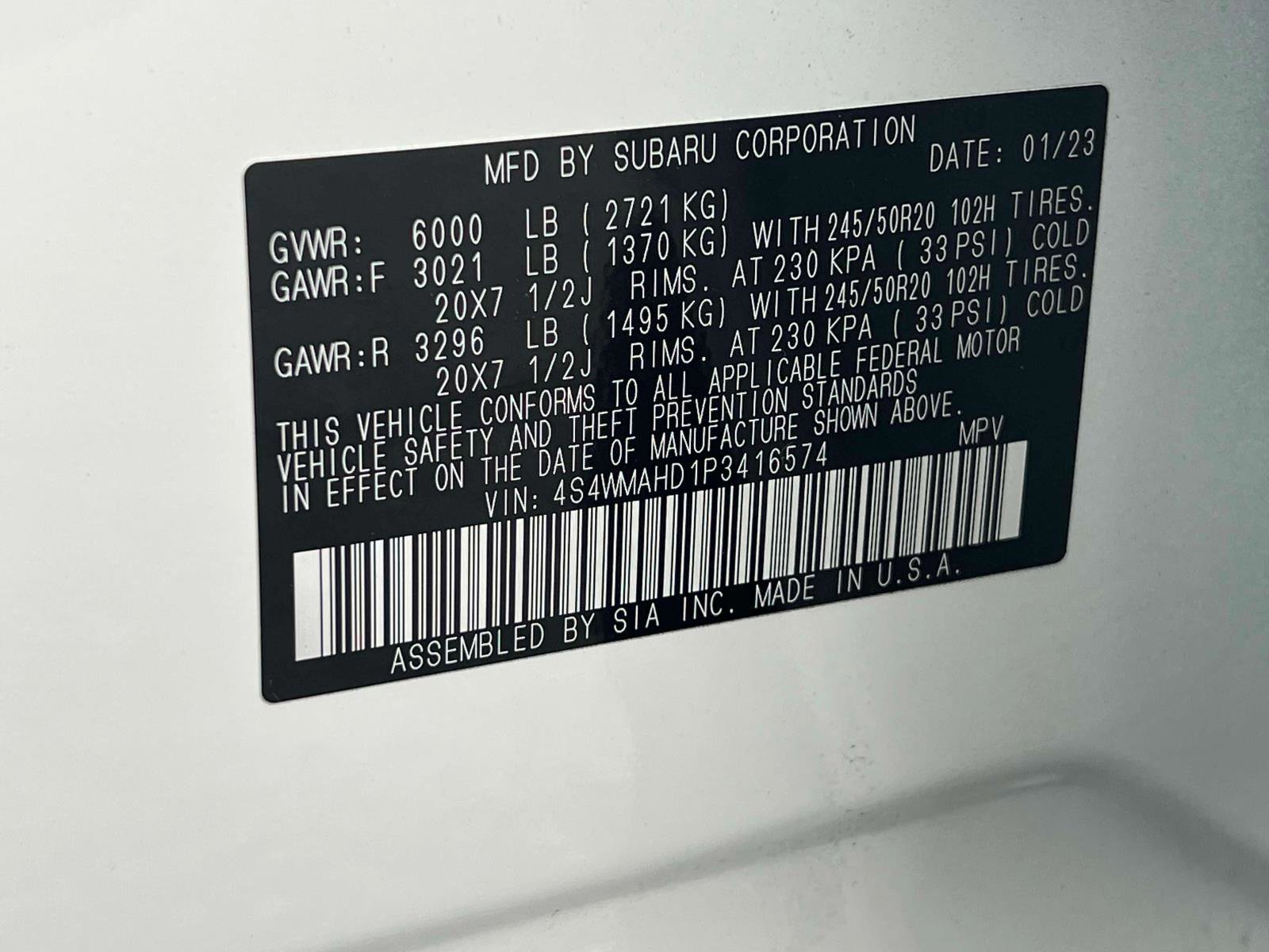 Used 2023 Subaru Ascent Onyx Edition image 18