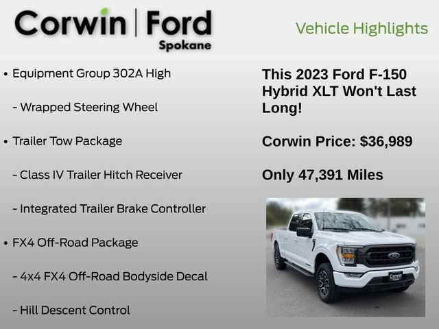 Certified 2023 Ford F150 XLT w/ Equipment Group 302A High AWD/4WD image 19
