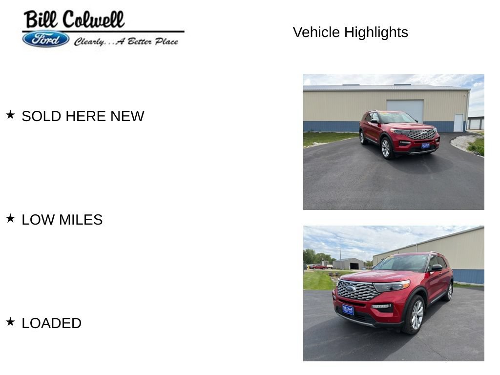 Certified 2023 Ford Explorer Platinum w/ Premium Technology Package AWD/4WD image 21