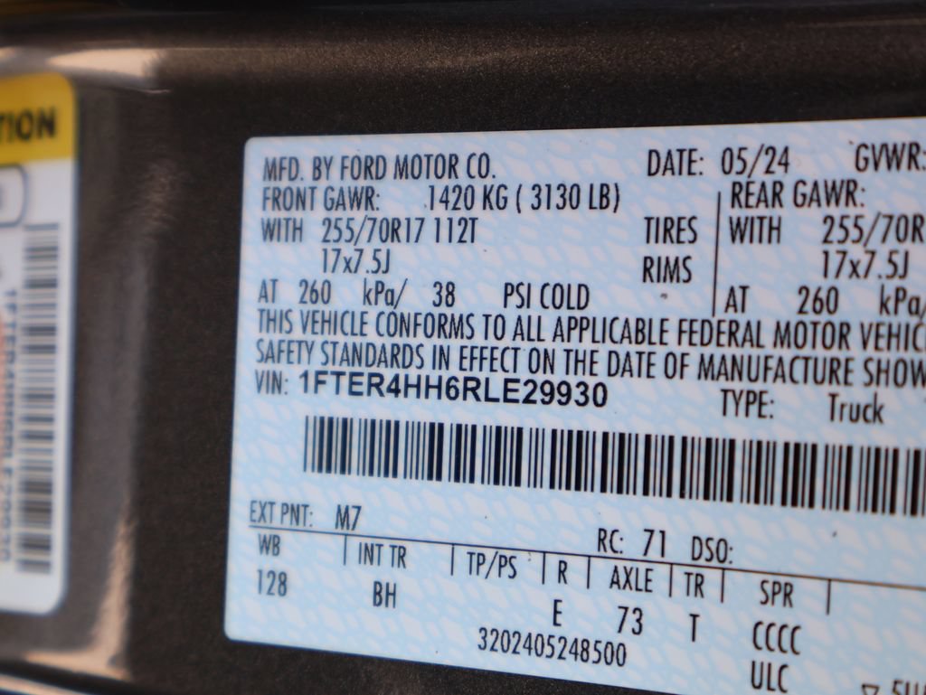Certified 2024 Ford Ranger XLT w/ Trailer Tow Package AWD/4WD image 40