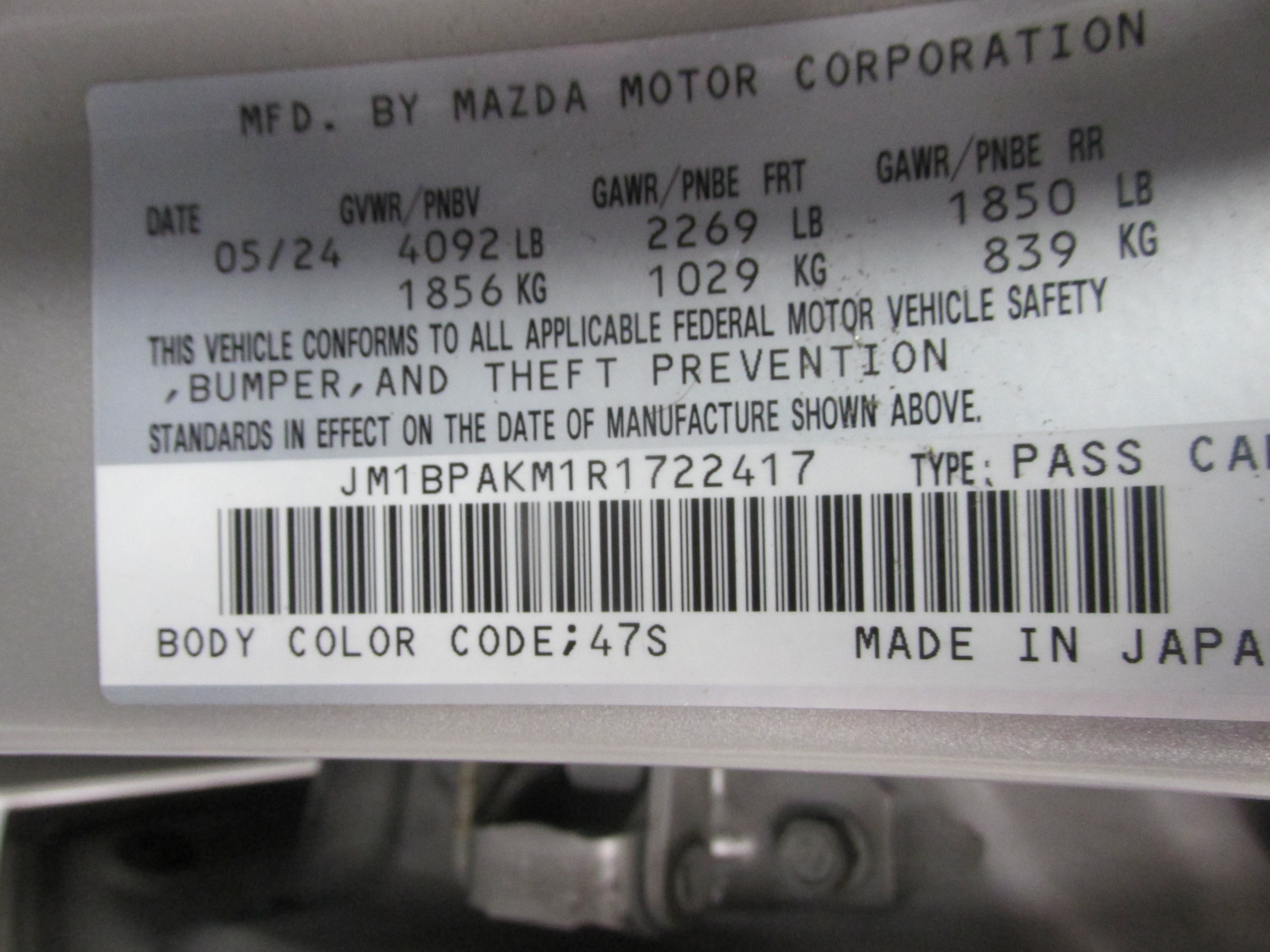 Used 2024 MAZDA MAZDA3 s FWD image 32