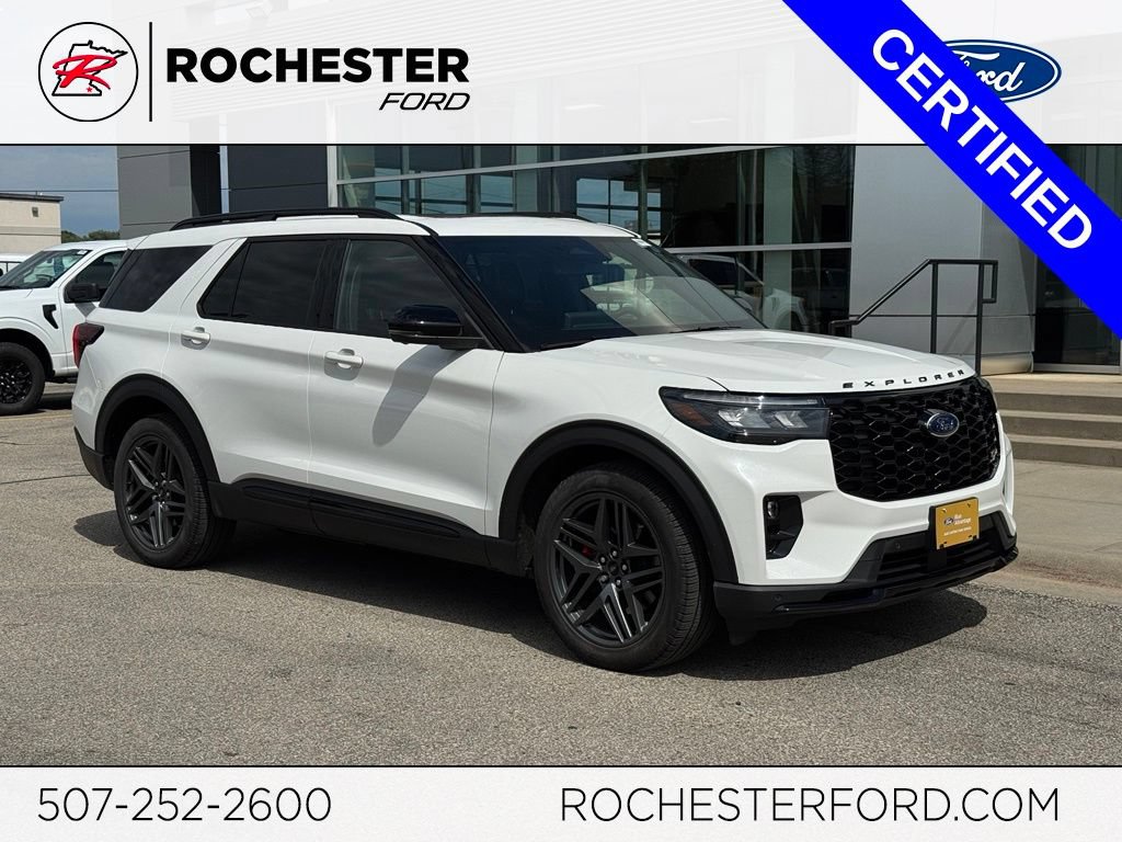 Certified 2025 Ford Explorer ST w/ Sun And Sound Package AWD/4WD image 1