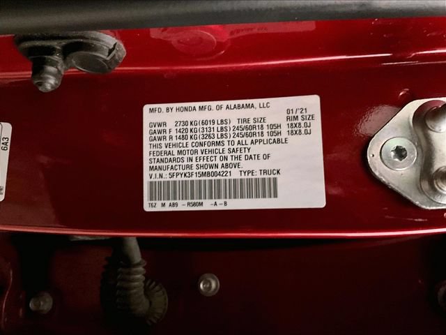 Used 2021 Honda Ridgeline Sport image 33