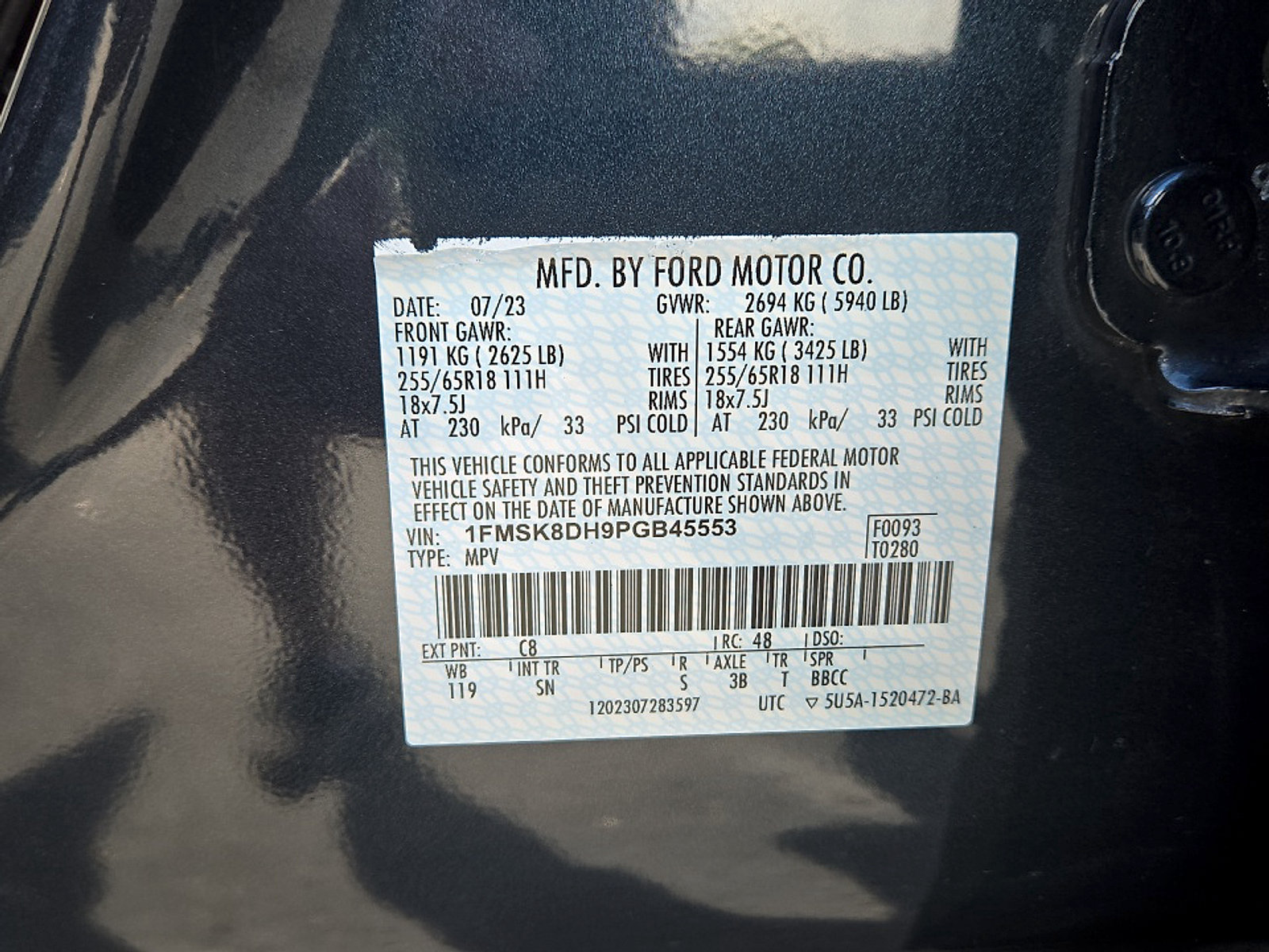 Certified 2023 Ford Explorer XLT w/ Equipment Group 202A AWD/4WD image 25