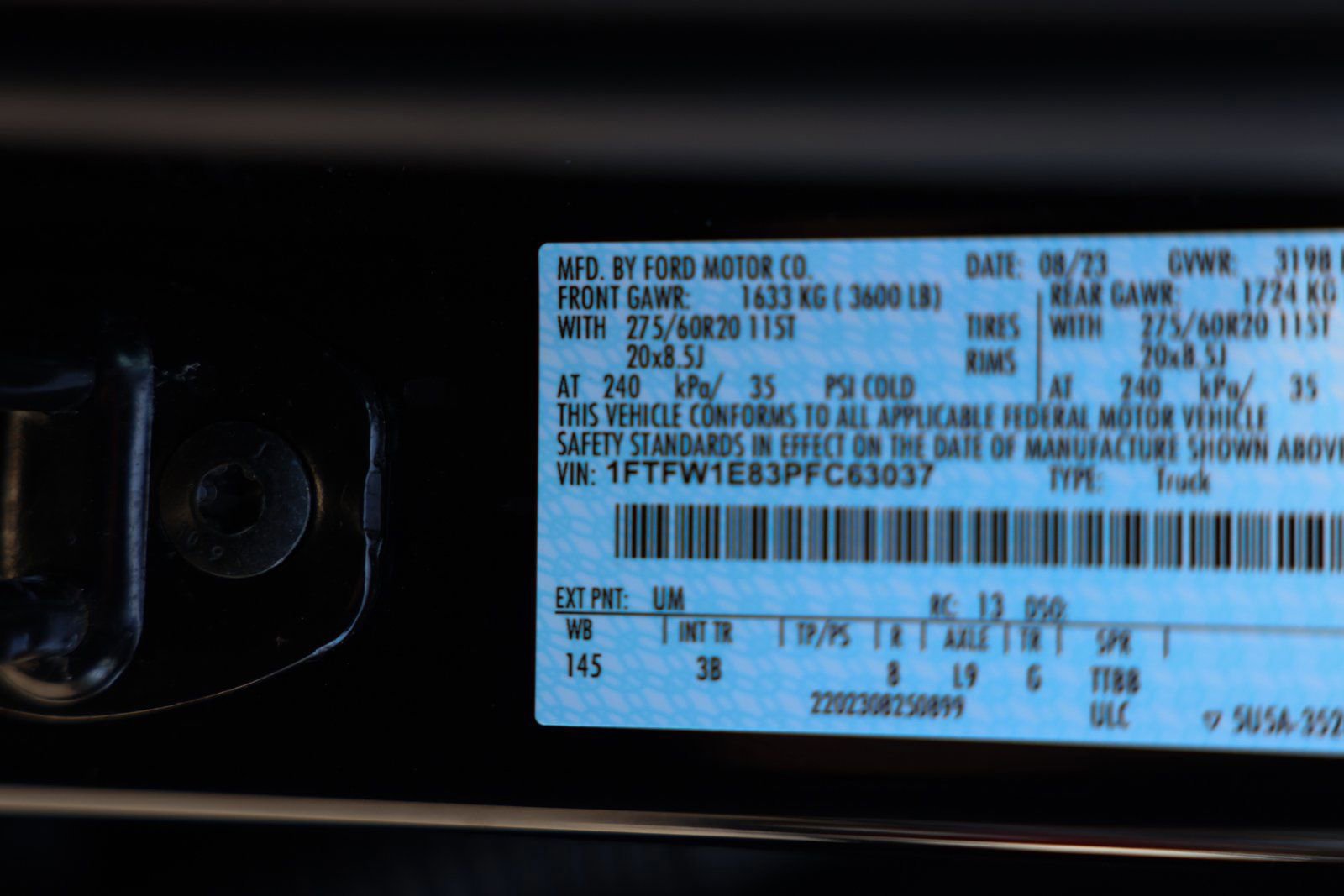 Certified 2023 Ford F150 Platinum w/ Equipment Group 701A High image 43