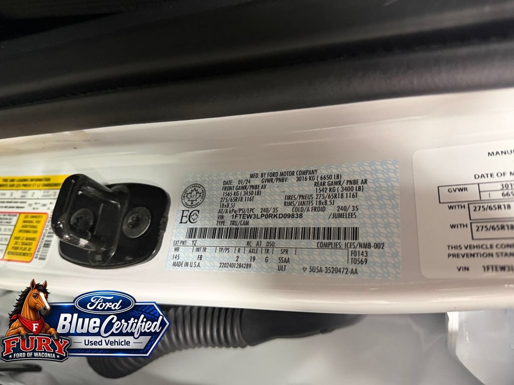 Certified 2024 Ford F150 XLT w/ Equipment Group 302A MID AWD/4WD image 28