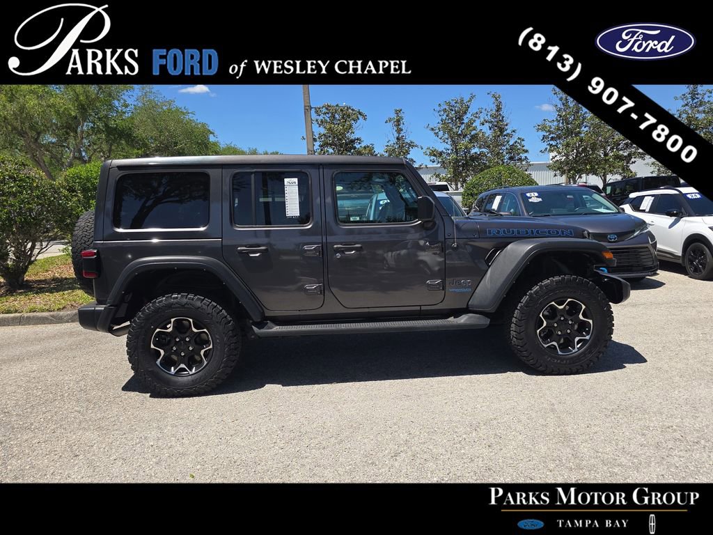 Used 2021 Jeep Wrangler Unlimited Rubicon 4xe image 3