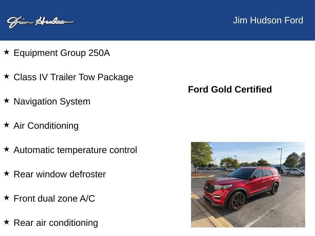 Certified 2023 Ford Explorer ST-Line w/ Class IV Trailer Tow Package RWD image 10