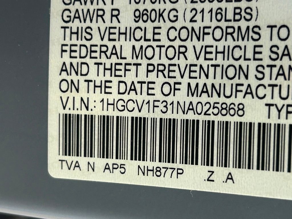 Used 2022 Honda Accord Sport image 43