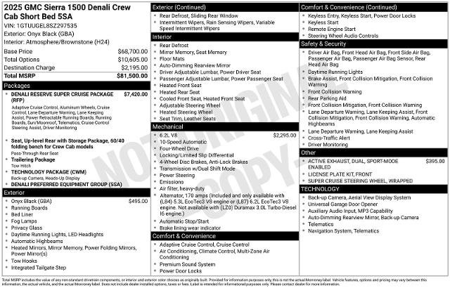 Used 2025 GMC Sierra 1500 Denali AWD/4WD image 31