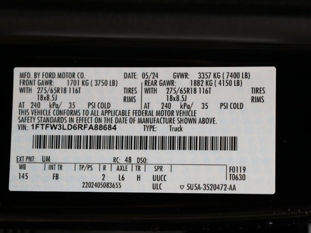 Certified 2024 Ford F150 XLT w/ Equipment Group 302A MID AWD/4WD image 32