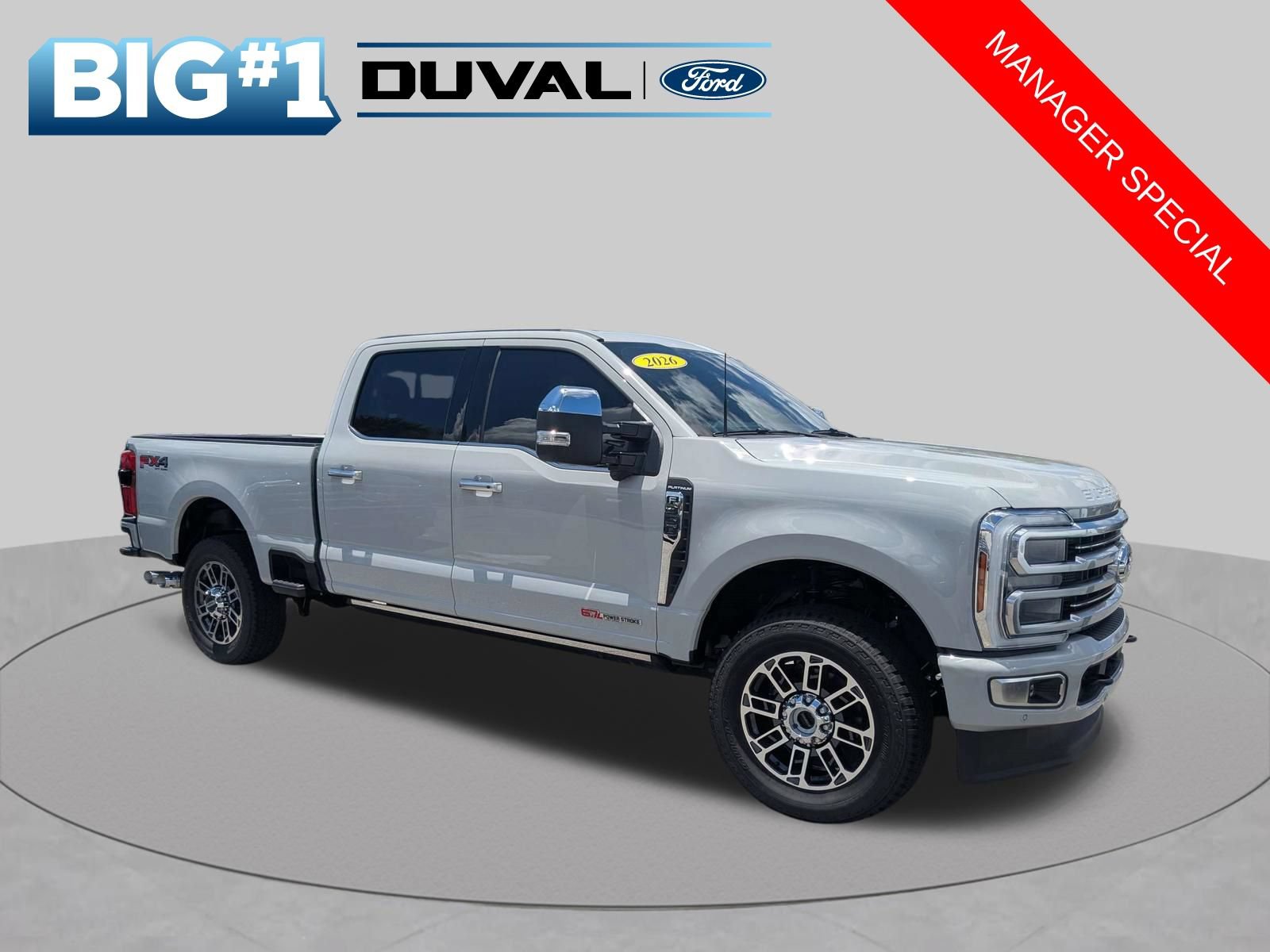 Certified 2026 Ford F350 Platinum w/ Platinum Plus Package