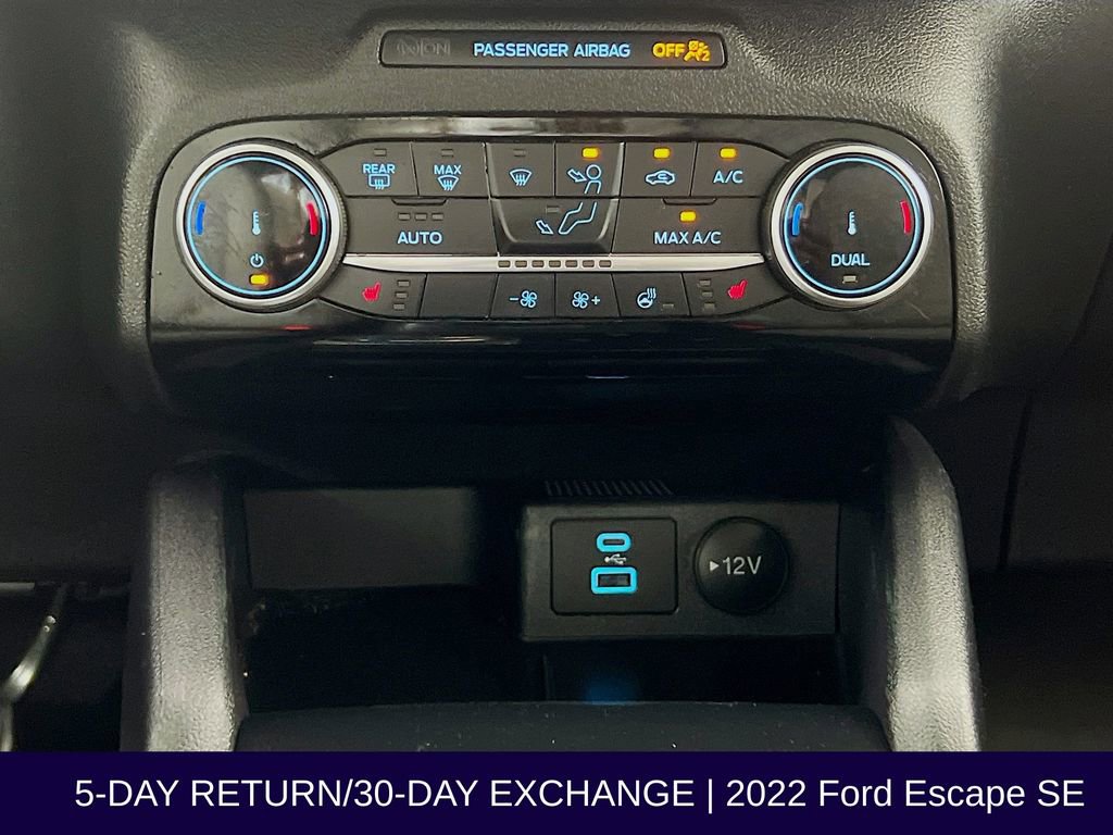 Certified 2022 Ford Escape SE w/ SE Sport Appearance Package AWD/4WD image 22