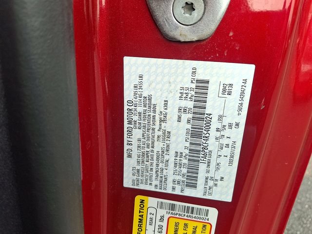 Certified 2024 Ford Mustang GT Premium w/ Mustang Nite Pony Package RWD image 32
