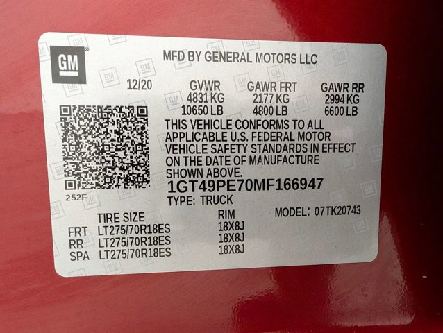 Used 2021 GMC Sierra 2500 AT4 w/ AT4 Preferred Package image 9