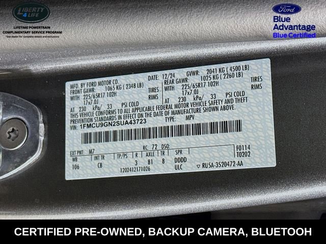 Certified 2025 Ford Escape Active image 29