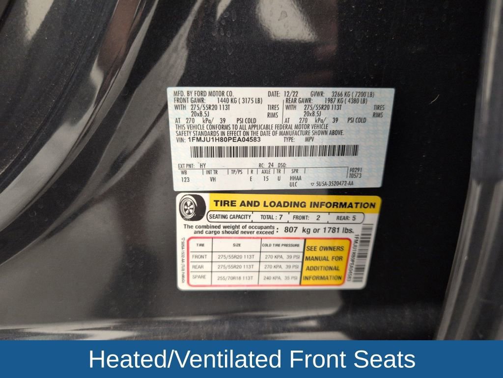 Certified 2023 Ford Expedition XLT image 50