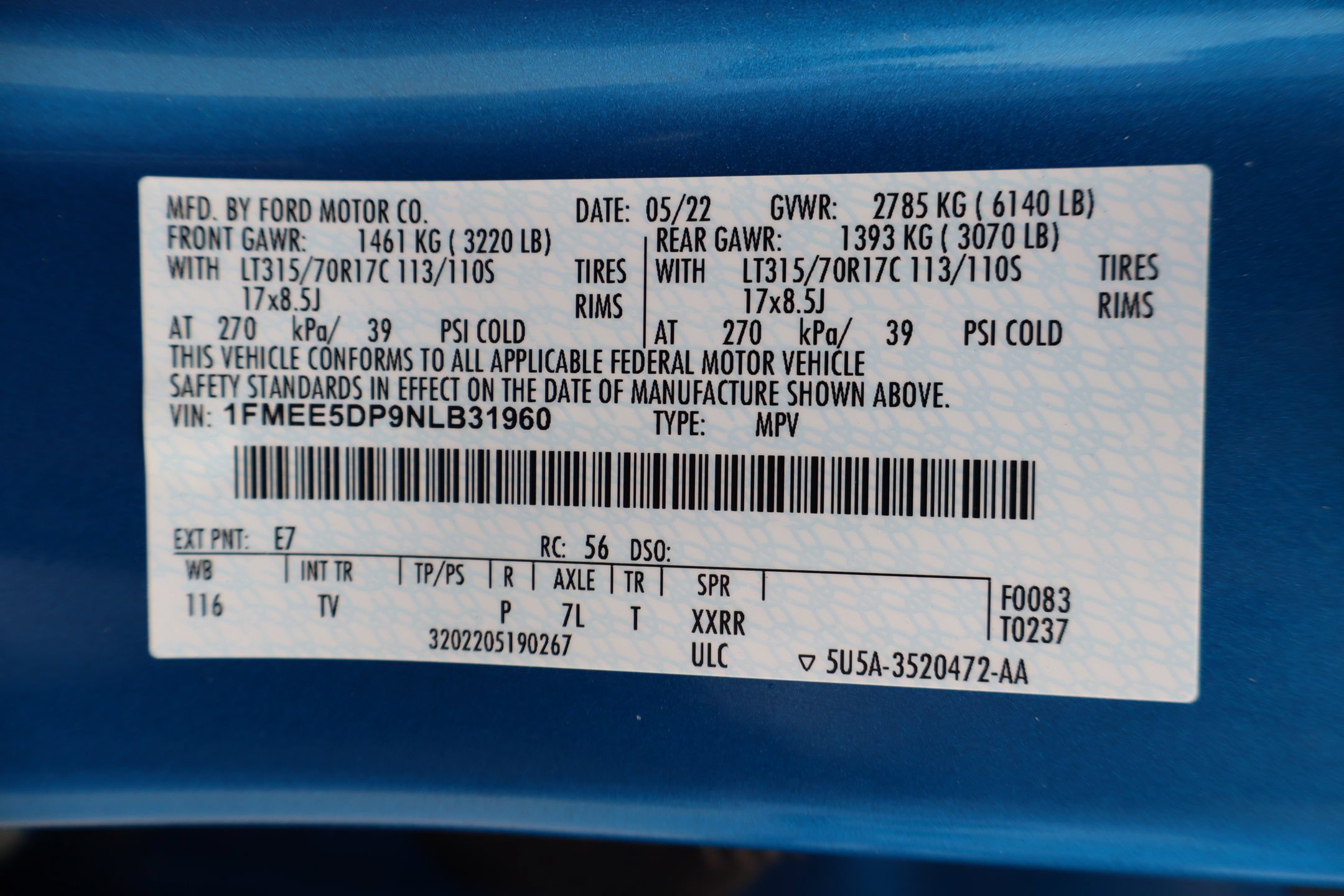 Certified 2022 Ford Bronco Wildtrak AWD/4WD image 31
