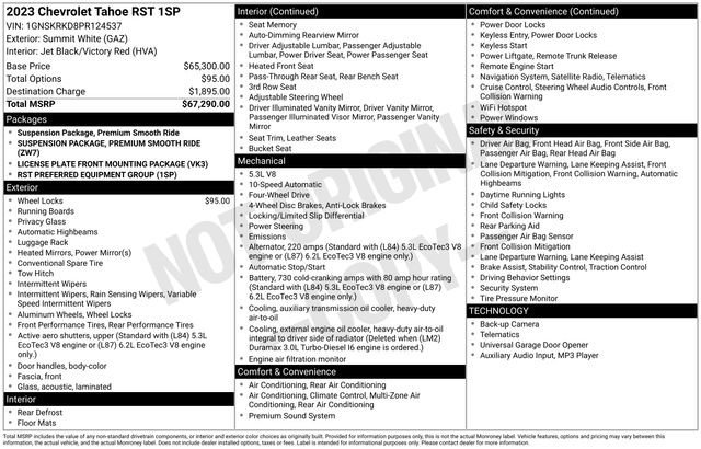 Used 2023 Chevrolet Tahoe RST image 11