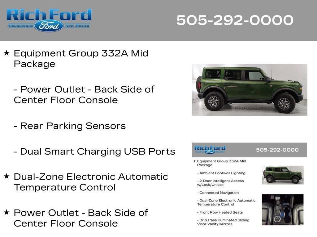 Certified 2025 Ford Bronco Badlands AWD/4WD image 68