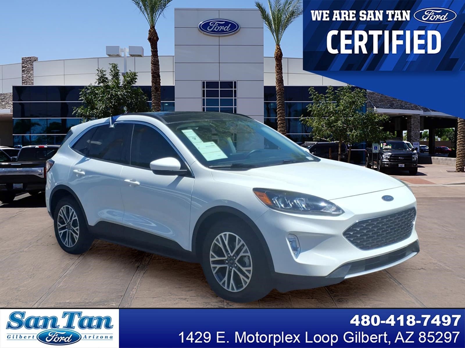 Certified 2022 Ford Escape SEL w/ Technology Package FWD image 1