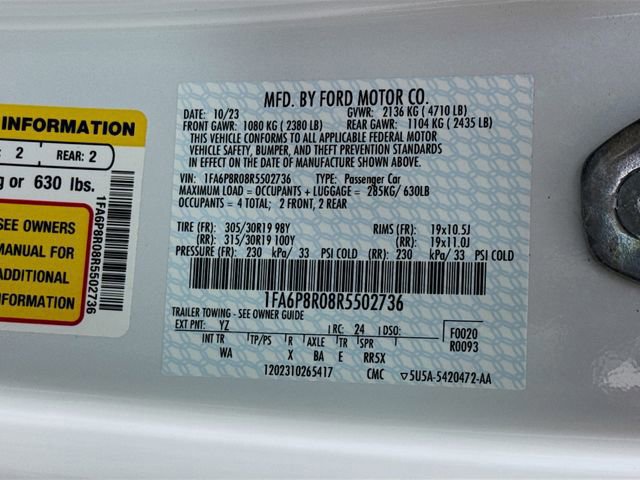 Certified 2024 Ford Mustang Dark Horse w/ Dark Horse Handlin Package image 34