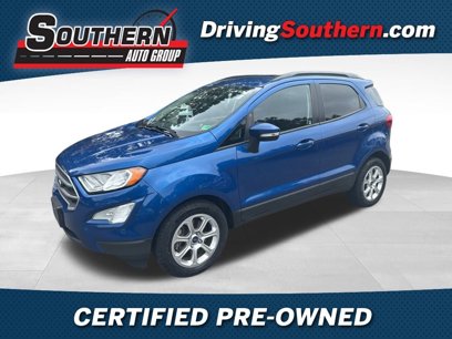 Certified 2020 Ford EcoSport SE