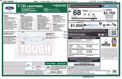 Certified 2023 Ford F150 Lightning XLT