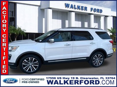 Certified 2018 Ford Explorer Platinum