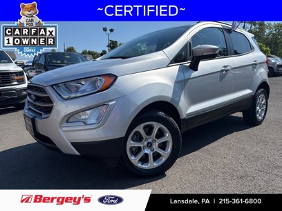 Certified 2022 Ford EcoSport SE