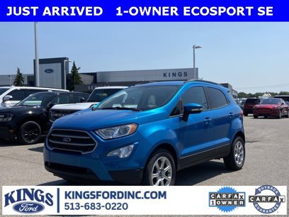 Certified 2020 Ford EcoSport SE w/ SE Convenience Package