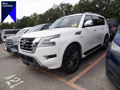 Used 2022 Nissan Armada Platinum w/ Captain's Chairs Package