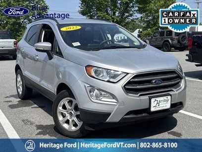 Certified 2022 Ford EcoSport SE w/ Interior Protection Package